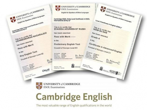 Imagen  Títulos B1 y B2 Cambridge  - Andrew English School