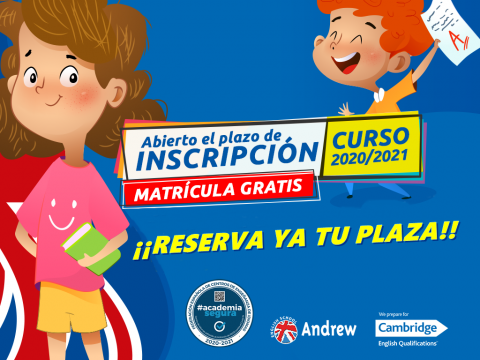 Imagen  ABIERTO PLAZO MATRÍCULA 2020 - 2021 - Andrew English School